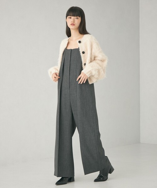 【セール】＜EMMEL REFINES＞EM ビッグボタン シャギー カーディガン（カーディガン/ボレロ）｜EMMEL REFINES（エメルリファインズ）