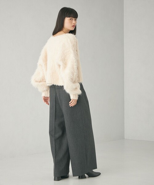 【セール】＜EMMEL REFINES＞EM ビッグボタン シャギー カーディガン（カーディガン/ボレロ）｜EMMEL REFINES（エメルリファインズ）