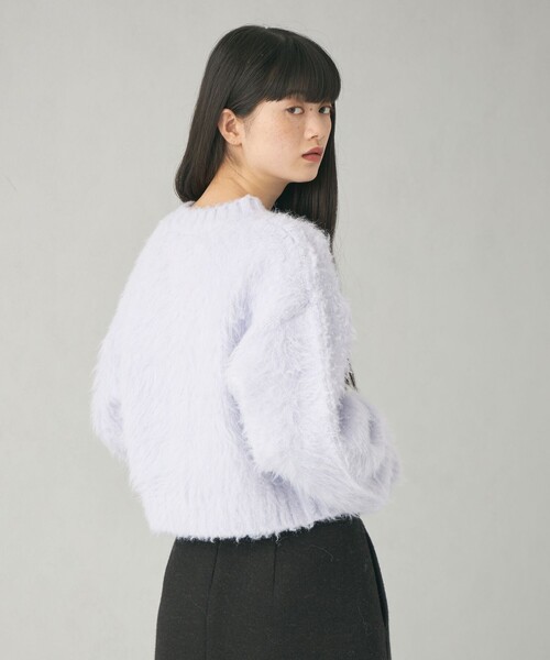 【セール】＜EMMEL REFINES＞EM ビッグボタン シャギー カーディガン（カーディガン/ボレロ）｜EMMEL REFINES（エメルリファインズ）