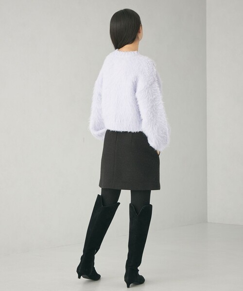 【セール】＜EMMEL REFINES＞EM ビッグボタン シャギー カーディガン（カーディガン/ボレロ）｜EMMEL REFINES（エメルリファインズ）