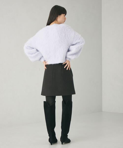 【セール】＜EMMEL REFINES＞EM ビッグボタン シャギー カーディガン（カーディガン/ボレロ）｜EMMEL REFINES（エメルリファインズ）