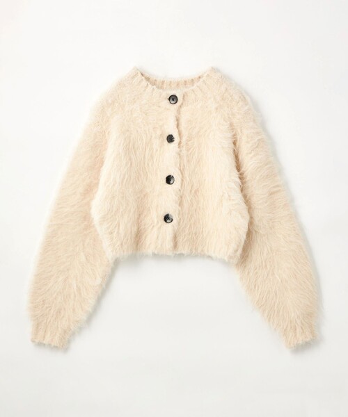 【セール】＜EMMEL REFINES＞EM ビッグボタン シャギー カーディガン（カーディガン/ボレロ）｜EMMEL REFINES（エメルリファインズ）