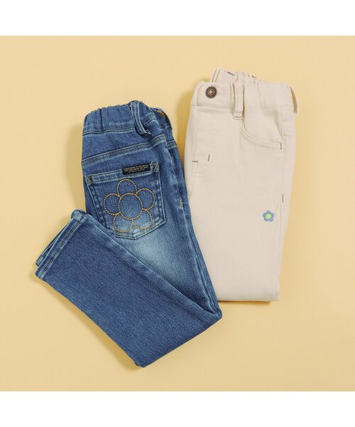 BREEZE(ブリーズ)の「【あったか】ストレートエブリパンツ(その他パンツ・キッズ・アイボリー/ブルー・90/120/140/80/130/110/100)」の10枚目の写真