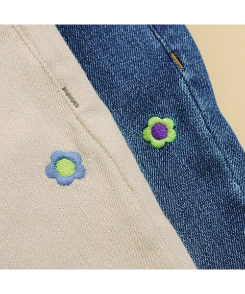 BREEZE(ブリーズ)の「【あったか】ストレートエブリパンツ(その他パンツ・キッズ・アイボリー/ブルー・90/120/140/80/130/110/100)」の11枚目の写真