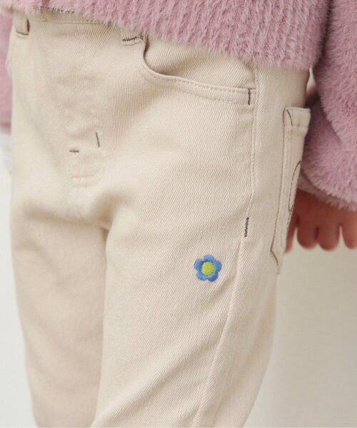 BREEZE(ブリーズ)の「【あったか】ストレートエブリパンツ(その他パンツ・キッズ・アイボリー/ブルー・90/120/140/80/130/110/100)」の5枚目の写真