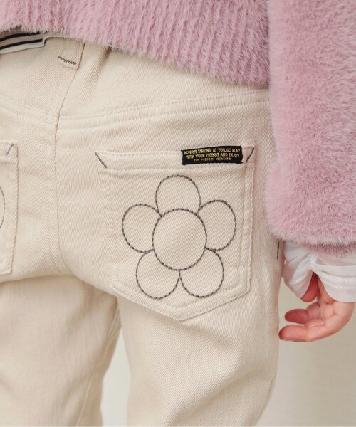 BREEZE(ブリーズ)の「【あったか】ストレートエブリパンツ(その他パンツ・キッズ・アイボリー/ブルー・90/120/140/80/130/110/100)」の6枚目の写真