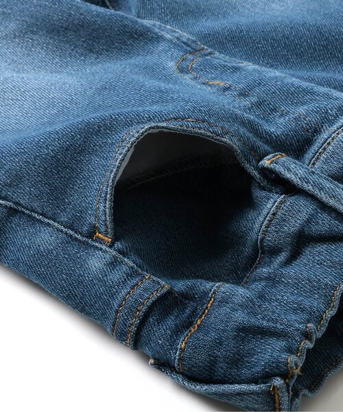 BREEZE(ブリーズ)の「【あったか】ストレートエブリパンツ(その他パンツ・キッズ・アイボリー/ブルー・90/120/140/80/130/110/100)」の8枚目の写真