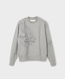 【MUKASA/ムカサ】ORB EMBROIDERY SWEAT
