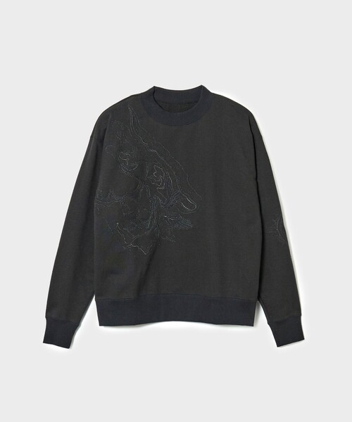 【MUKASA/ムカサ】ORB EMBROIDERY SWEAT（スウェット）｜MUKASA（ムカサ）