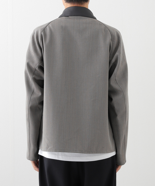 EDIFICE（エディフィス）の「LA BOUCLE (ラブークル) バレンシアチェック ブルゾン（ブルゾン・メンズ・チャコールグレー/ブラウン・2/3）」の9枚目の写真