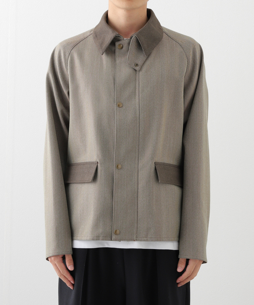 EDIFICE（エディフィス）の「LA BOUCLE (ラブークル) バレンシアチェック ブルゾン（ブルゾン・メンズ・チャコールグレー/ブラウン・2/3）」の10枚目の写真