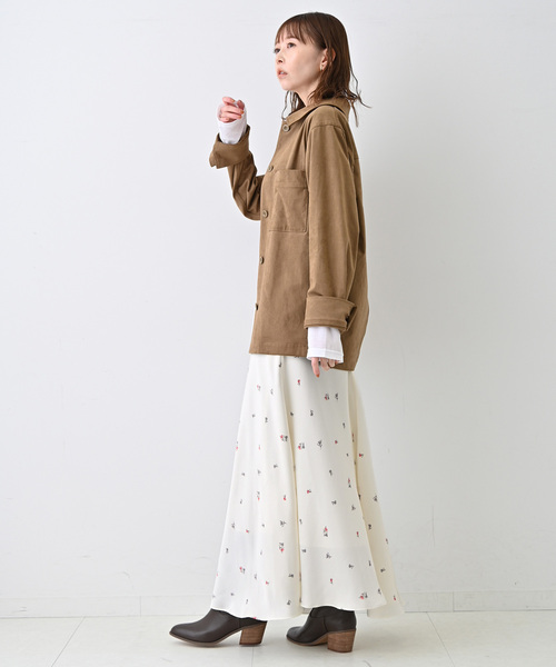 SLOBE IENA(スローブイエナ)の「LES FLEURS キャミワンピース(ワンピース・レディース・アイボリー・FREE)」の3枚目の写真