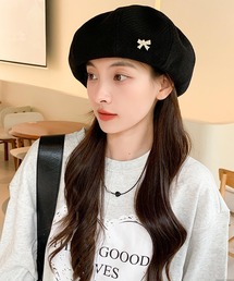 TONE SELECT GOODS | pur chouchou/リボン ベレー帽 P4385(ハンチング/ベレー帽)