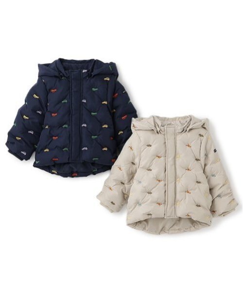 セール】【リンク】アソート刺しゅう中綿ジャケット(キッズ)（ブルゾン