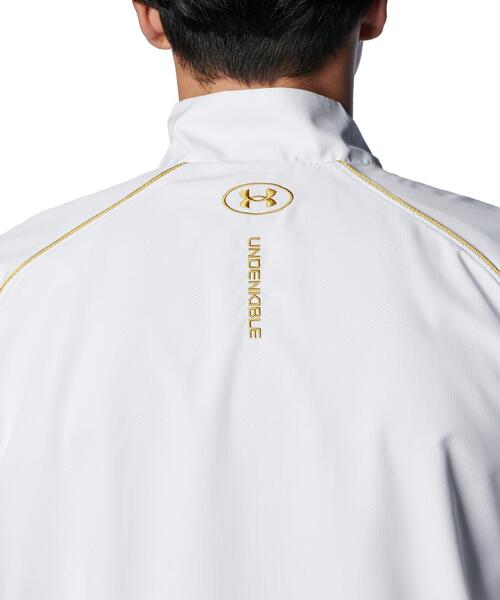 UNDER ARMOUR（アンダーアーマー）の「UAアンディナイアブル フルジップ ウーブン ジャケット（ベースボール/メンズ）（その他アウター・メンズ・ホワイト・S/M/L/XL）」の2枚目の写真
