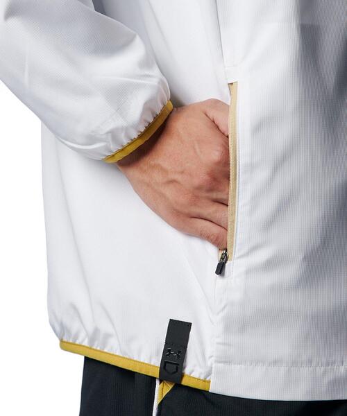 UNDER ARMOUR（アンダーアーマー）の「UAアンディナイアブル フルジップ ウーブン ジャケット（ベースボール/メンズ）（その他アウター・メンズ・ホワイト・S/M/L/XL）」の4枚目の写真
