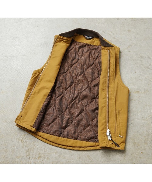 MILITARY(ミリタリー)の「WAIPER×TOWN CRAFT TC24F003WP 60’s ダービースタイル ベスト(ベスト・メンズ・ブラック/オリーブ/マスタード・L/M/XL/XXL)」の4枚目の写真