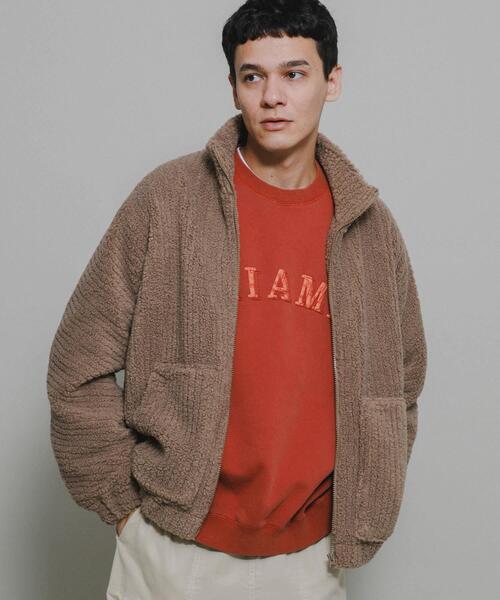 URBAN RESEARCH Sonny Label（アーバンリサーチサニーレーベル）の「ボアフリーススタンドブルゾン（ブルゾン・メンズ・ブラック/カーキ/モカ・MEDIUM/LARGE）」の13枚目の写真