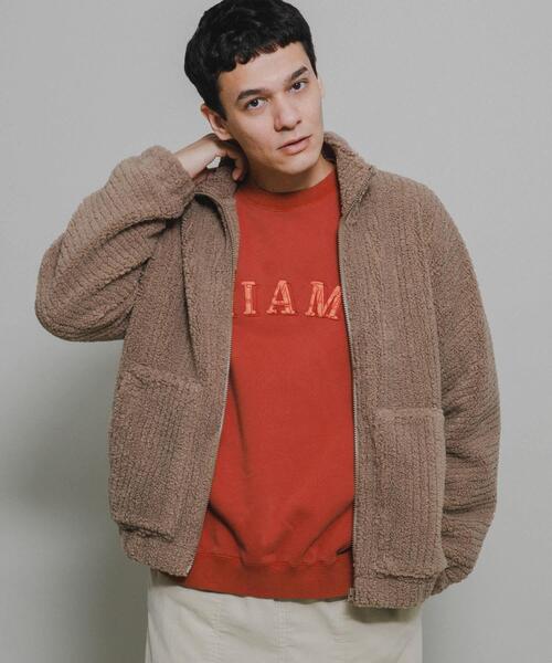 URBAN RESEARCH Sonny Label（アーバンリサーチサニーレーベル）の「ボアフリーススタンドブルゾン（ブルゾン・メンズ・ブラック/カーキ/モカ・MEDIUM/LARGE）」の14枚目の写真