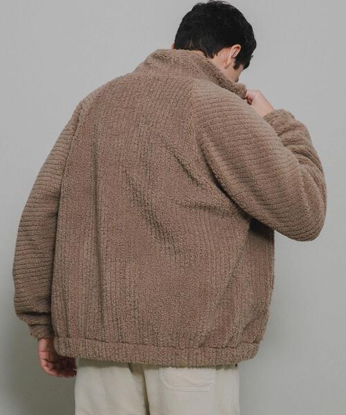 URBAN RESEARCH Sonny Label（アーバンリサーチサニーレーベル）の「ボアフリーススタンドブルゾン（ブルゾン・メンズ・ブラック/カーキ/モカ・MEDIUM/LARGE）」の16枚目の写真