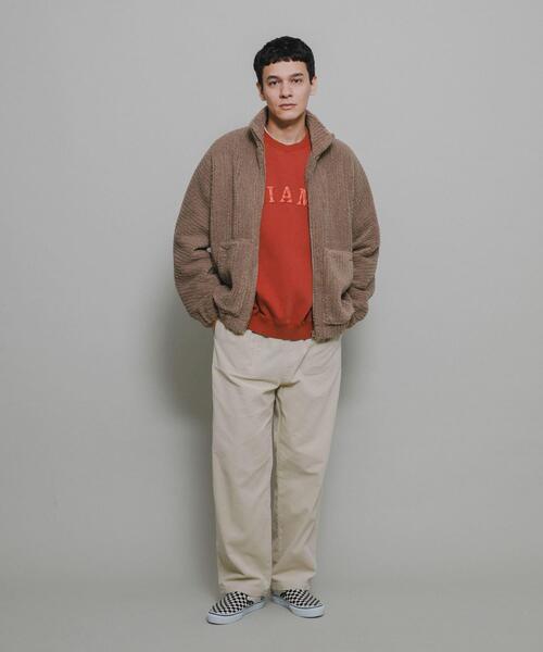 URBAN RESEARCH Sonny Label（アーバンリサーチサニーレーベル）の「ボアフリーススタンドブルゾン（ブルゾン・メンズ・ブラック/カーキ/モカ・MEDIUM/LARGE）」の17枚目の写真