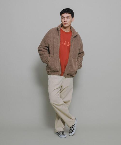 URBAN RESEARCH Sonny Label（アーバンリサーチサニーレーベル）の「ボアフリーススタンドブルゾン（ブルゾン・メンズ・ブラック/カーキ/モカ・MEDIUM/LARGE）」の18枚目の写真