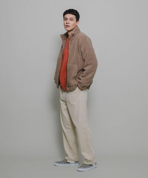 URBAN RESEARCH Sonny Label（アーバンリサーチサニーレーベル）の「ボアフリーススタンドブルゾン（ブルゾン・メンズ・ブラック/カーキ/モカ・MEDIUM/LARGE）」の19枚目の写真