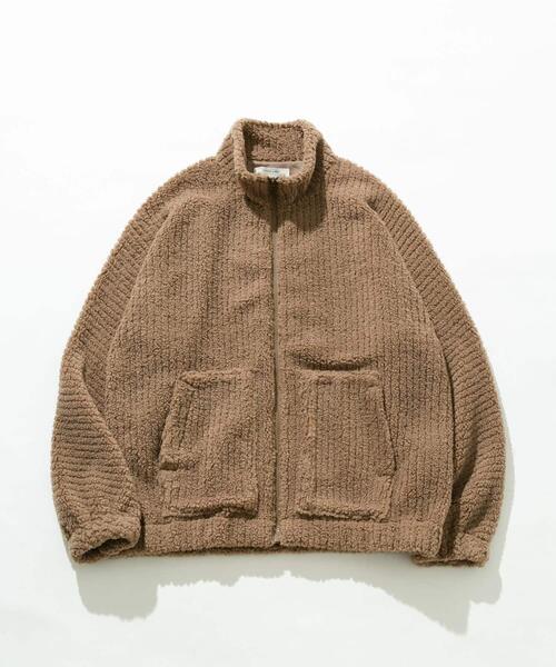 URBAN RESEARCH Sonny Label（アーバンリサーチサニーレーベル）の「ボアフリーススタンドブルゾン（ブルゾン・メンズ・ブラック/カーキ/モカ・MEDIUM/LARGE）」の21枚目の写真