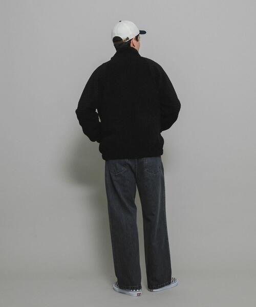 URBAN RESEARCH Sonny Label（アーバンリサーチサニーレーベル）の「ボアフリーススタンドブルゾン（ブルゾン・メンズ・ブラック/カーキ/モカ・MEDIUM/LARGE）」の8枚目の写真