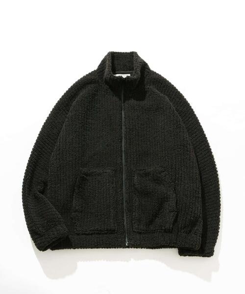 URBAN RESEARCH Sonny Label（アーバンリサーチサニーレーベル）の「ボアフリーススタンドブルゾン（ブルゾン・メンズ・ブラック/カーキ/モカ・MEDIUM/LARGE）」の9枚目の写真