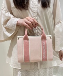 SAMANTHAVEGA | ロゴテープキャンバスショルダーバッグ(ミニ)(ショルダーバッグ)