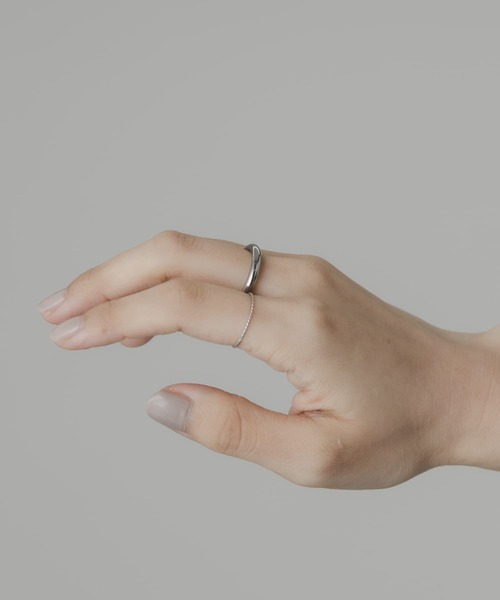 SMELLY（スメリー）の「ステンレス2セットリング（リング・レディース・シルバー・-）」の2枚目の写真