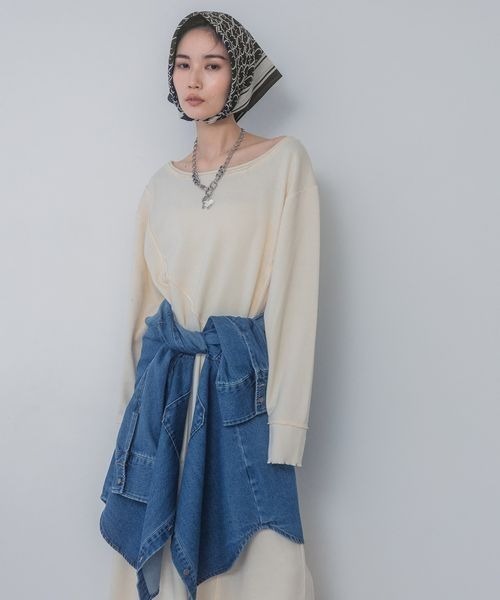 JEANASIS（ジーナシス）の「レトロガラスカーフ/290639（バンダナ/スカーフ・レディース・ブラック系その他/ブラック・FREE）」の13枚目の写真