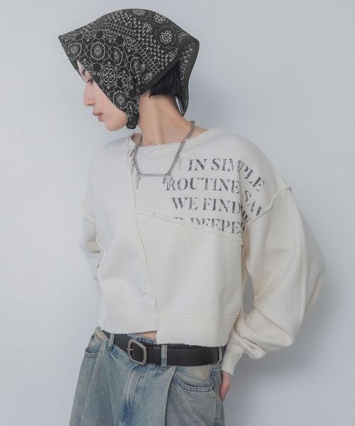 JEANASIS（ジーナシス）の「レトロガラスカーフ/290639（バンダナ/スカーフ・レディース・ブラック系その他/ブラック・FREE）」の17枚目の写真