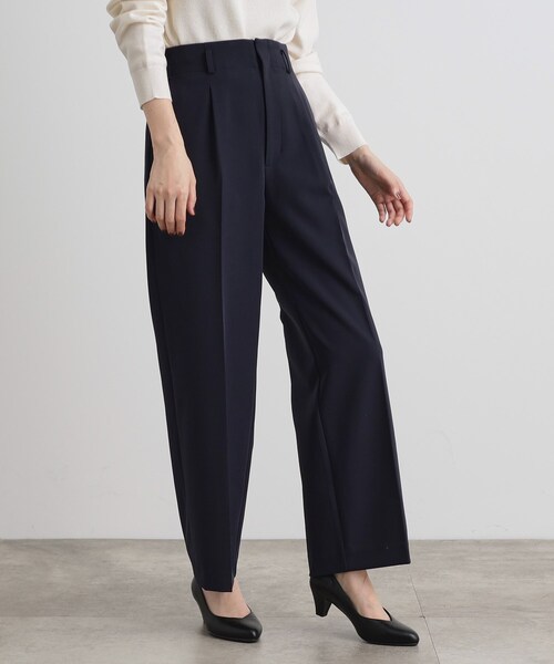 grove(グローブ)の「【洗える】しなやかストレッチワイドパンツ(その他パンツ・レディース・ネイビー/ブラック/ナチュラル・03/02/00/01/05/04)」の12枚目の写真