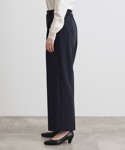 grove(グローブ)の「【洗える】しなやかストレッチワイドパンツ(その他パンツ・レディース・ネイビー/ブラック/ナチュラル・03/02/00/01/05/04)」の17枚目の写真