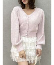 dazzlin ピンクxs dazzlin（ダズリン）の「レイヤードパイピングノースリトップス