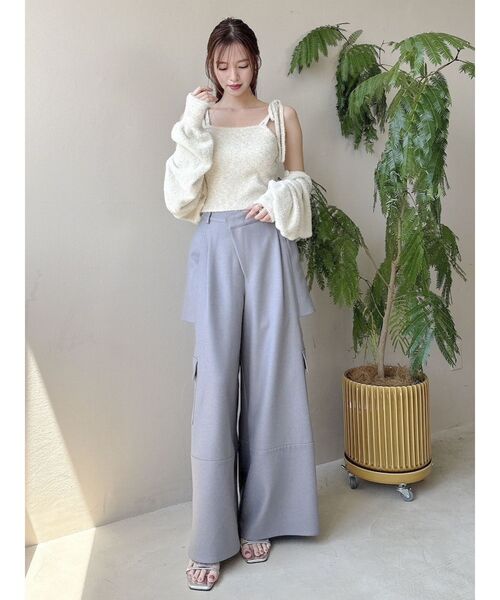 dazzlin(ダズリン)の「ミニシャギーラメニットカーデトップス(カーディガン/ボレロ・レディース・グレー/ベージュ/その他1/レッド/ピンク・FREE)」の16枚目の写真