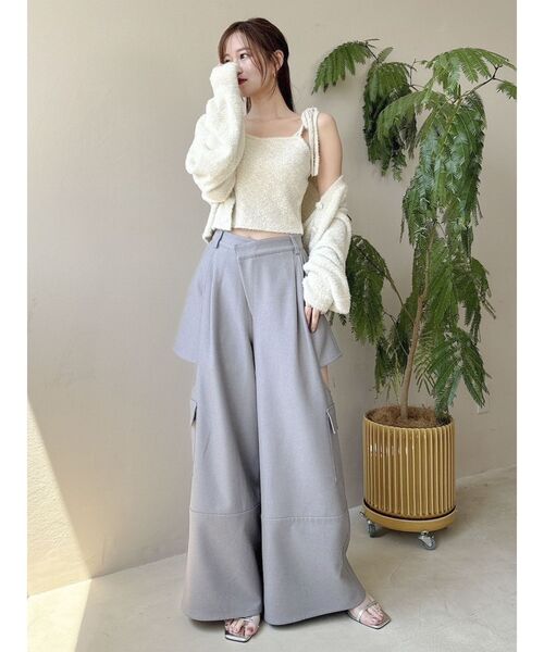 dazzlin(ダズリン)の「ミニシャギーラメニットカーデトップス(カーディガン/ボレロ・レディース・グレー/ベージュ/その他1/レッド/ピンク・FREE)」の14枚目の写真