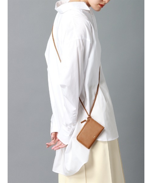 CIS.（シス）の「CIS． IDカードケース フェイクレザー（カードケース・レディース・ベージュ/ブラック・F）」の2枚目の写真