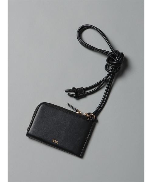 CIS.（シス）の「CIS． IDカードケース フェイクレザー（カードケース・レディース・ベージュ/ブラック・F）」の6枚目の写真