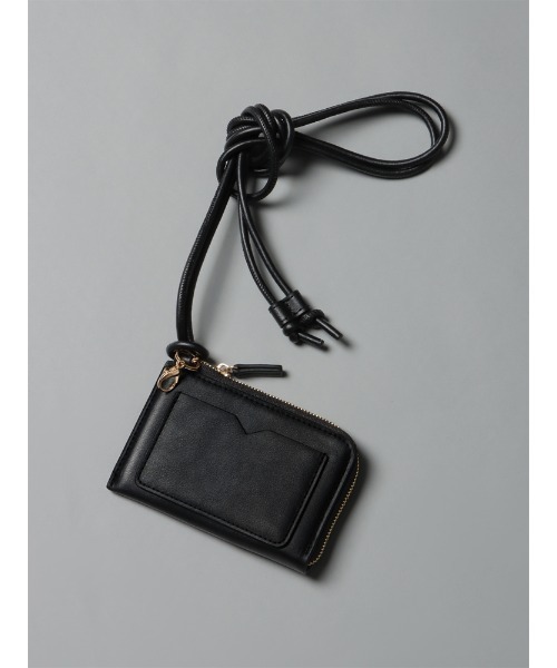 CIS.（シス）の「CIS． IDカードケース フェイクレザー（カードケース・レディース・ベージュ/ブラック・F）」の5枚目の写真