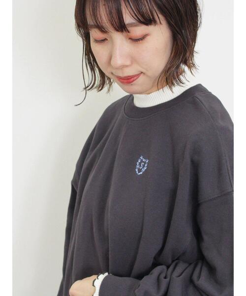 Samansa Mos2（サマンサ モスモス）の「リブハイネックインナー（Tシャツ/カットソー・レディース・ベージュ/ブラック/キナリ/イエロー・F）」の15枚目の写真