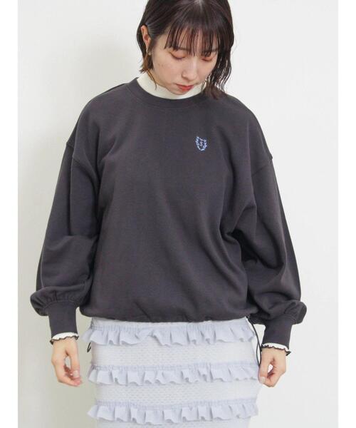 Samansa Mos2（サマンサ モスモス）の「リブハイネックインナー（Tシャツ/カットソー・レディース・ベージュ/ブラック/キナリ/イエロー・F）」の17枚目の写真