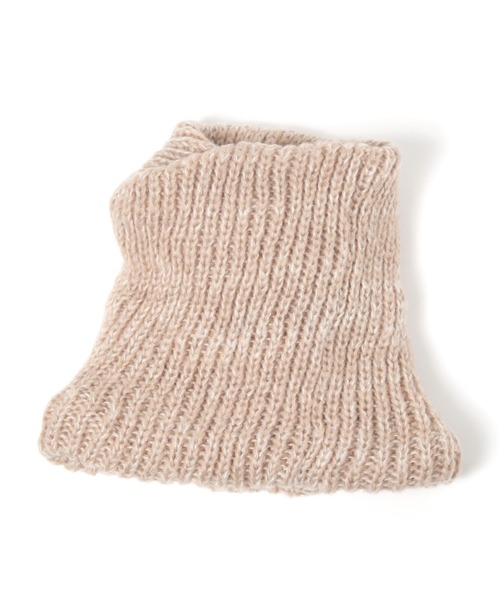 studio CLIP（スタディオクリップ）の「MIXニットラメスヌード（ストール/ショール・レディース・ライトグレー/ベージュ/チャコール・FREE）」の5枚目の写真