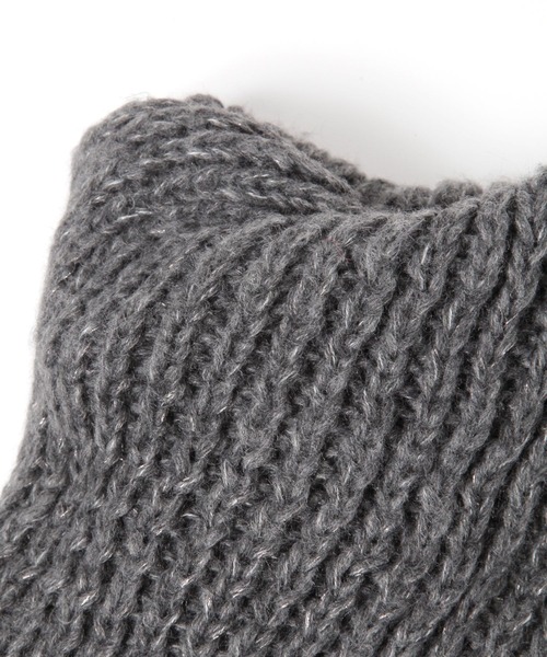 studio CLIP（スタディオクリップ）の「MIXニットラメスヌード（ストール/ショール・レディース・ライトグレー/ベージュ/チャコール・FREE）」の7枚目の写真