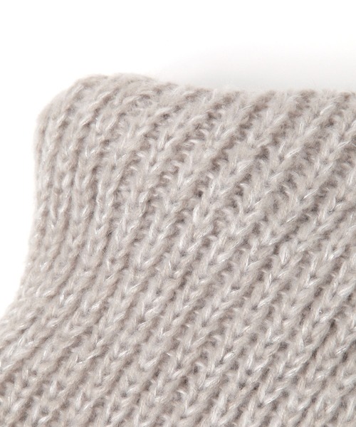 studio CLIP（スタディオクリップ）の「MIXニットラメスヌード（ストール/ショール・レディース・ライトグレー/ベージュ/チャコール・FREE）」の9枚目の写真