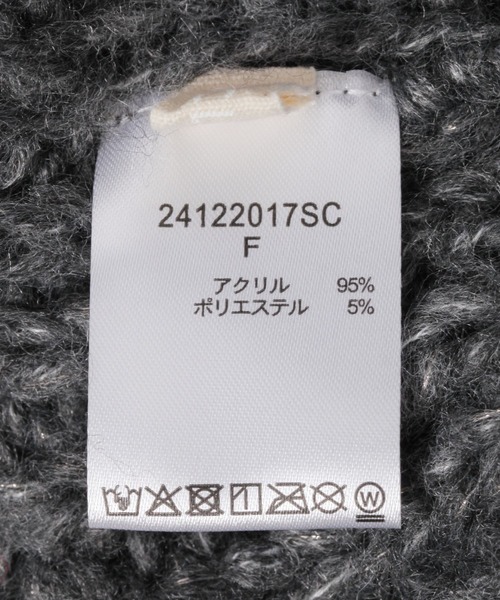 studio CLIP（スタディオクリップ）の「MIXニットラメスヌード（ストール/ショール・レディース・ライトグレー/ベージュ/チャコール・FREE）」の11枚目の写真