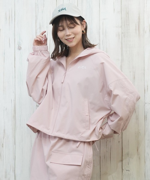 RVCA/ルーカ ジップアップラッシュガード/UVケア/水陸両用 BF043