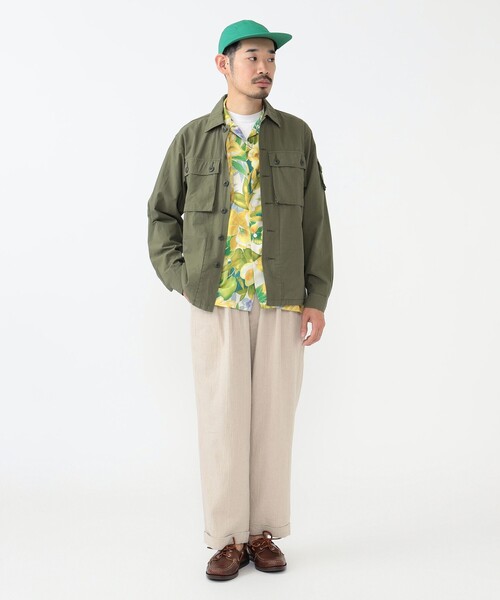 セール】リップストップ ミリタリー シャツ ジャケット